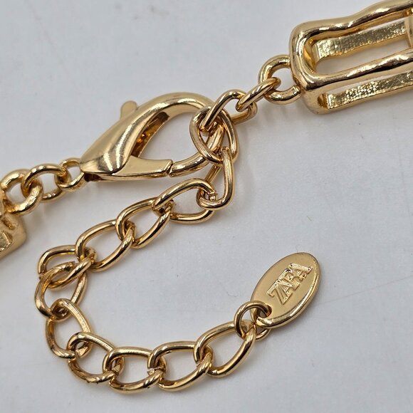 Zara Love Belt With Charms NWT Zara LOVE Charms Gold Chain Belt - NWT main image 2